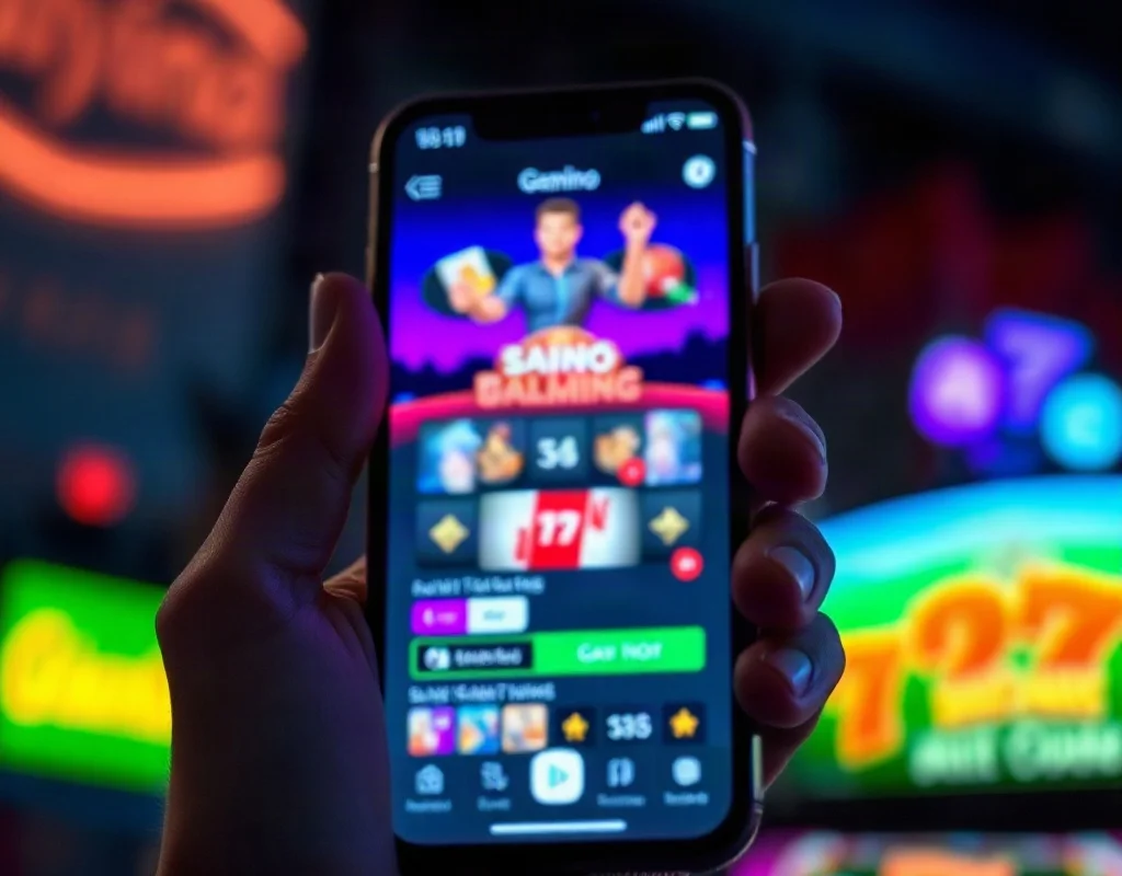 Pakistani player using mobile gambling app