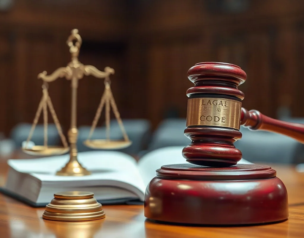 Gavel and scale of justice representing gambling laws in Pakistan.