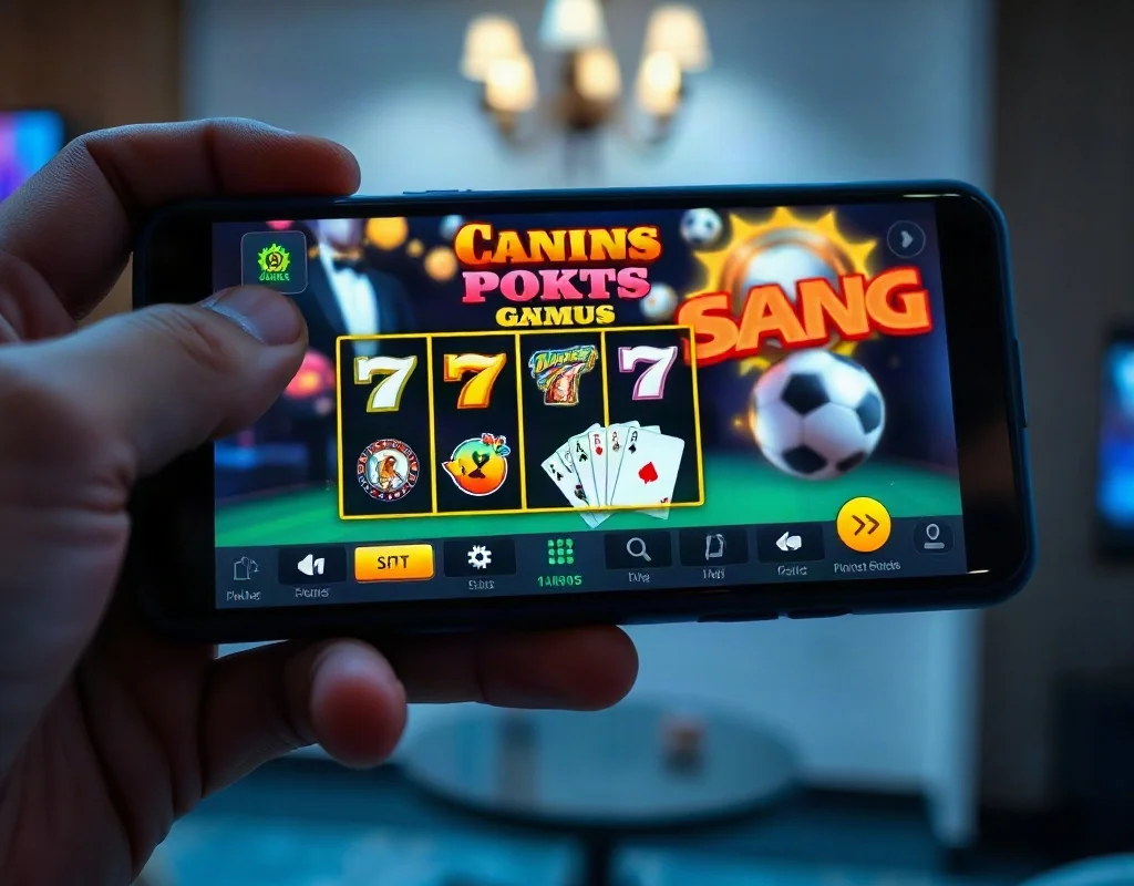 PK68 game app display on mobile phone showing various casino games