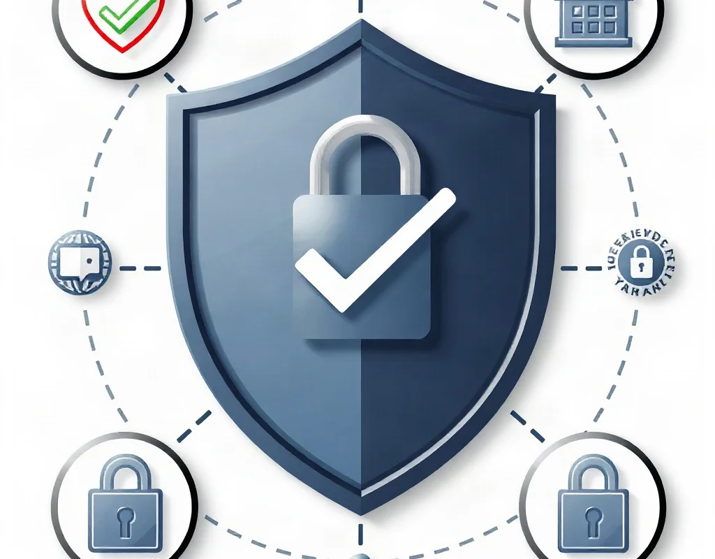 Shield with a checkmark symbolizing account security policies