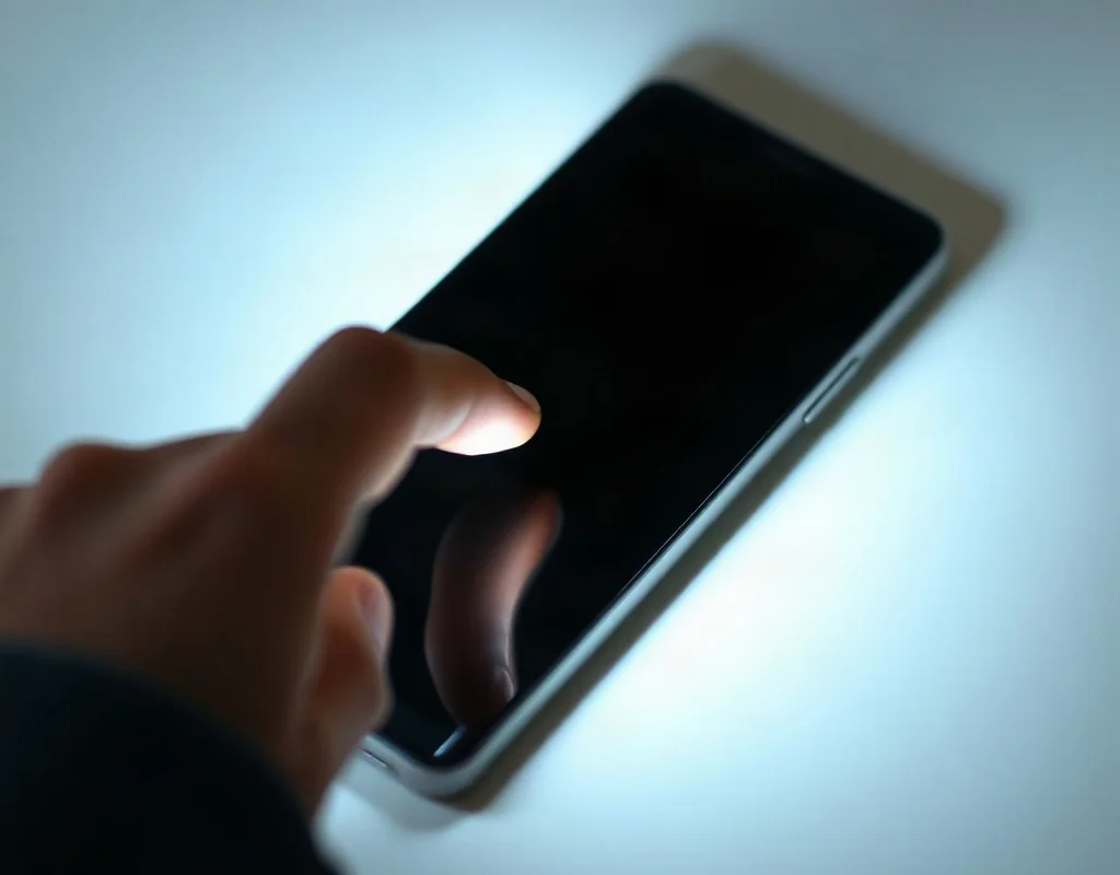 iPhone user tapping on app icon that fails to open