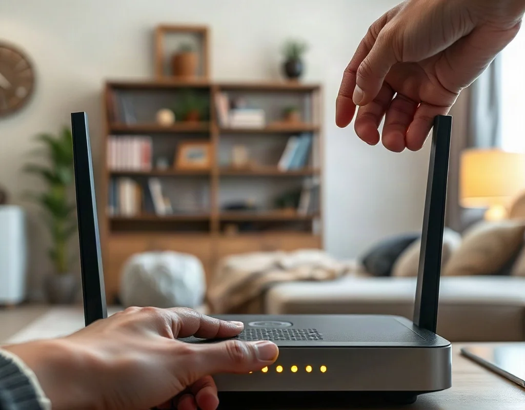 Restarting Wi-Fi router to solve PK68 connection problem