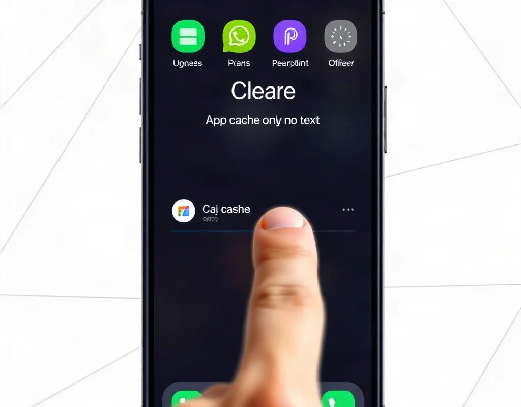Clearing app cache to fix PK68 connection problem
