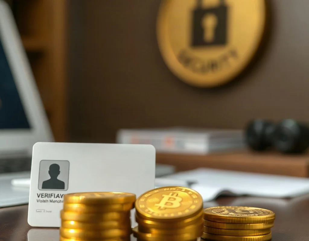 License aur verification ke liye coins aur ID card