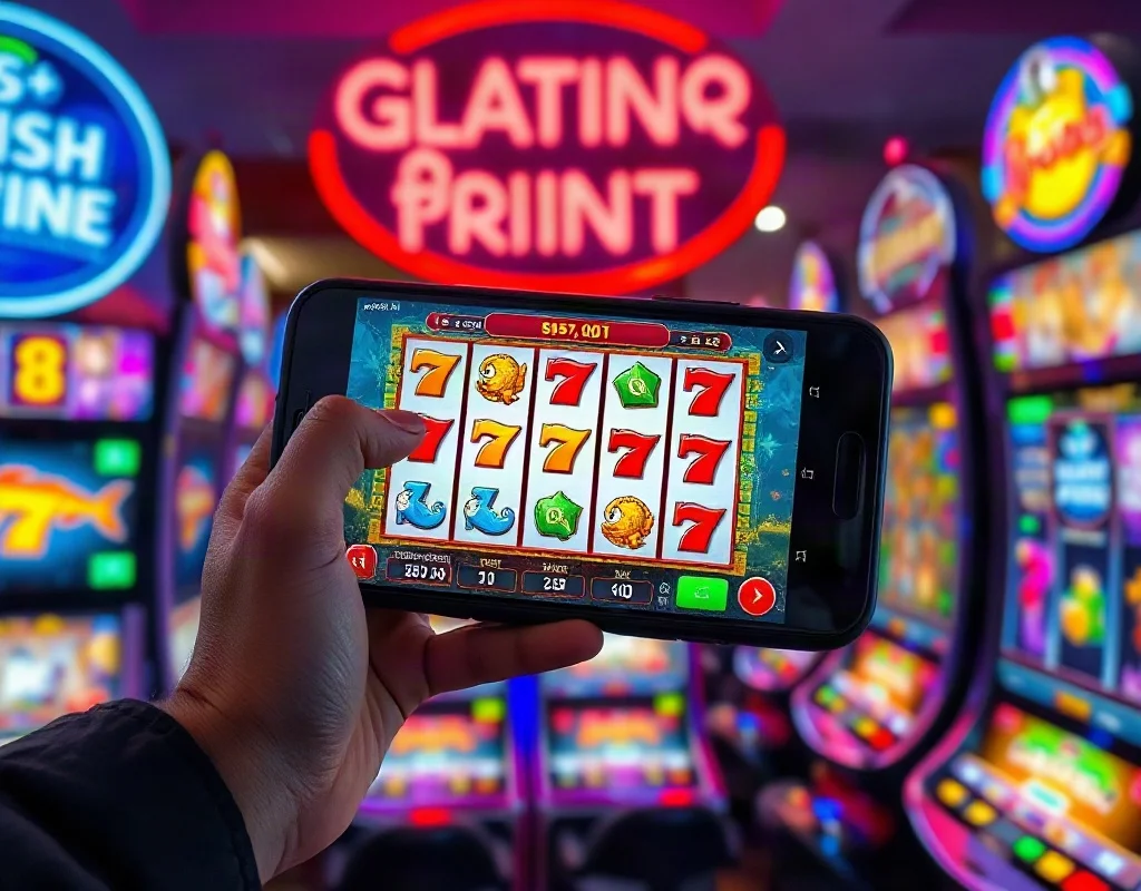 Playing slots in PK68 mobile app