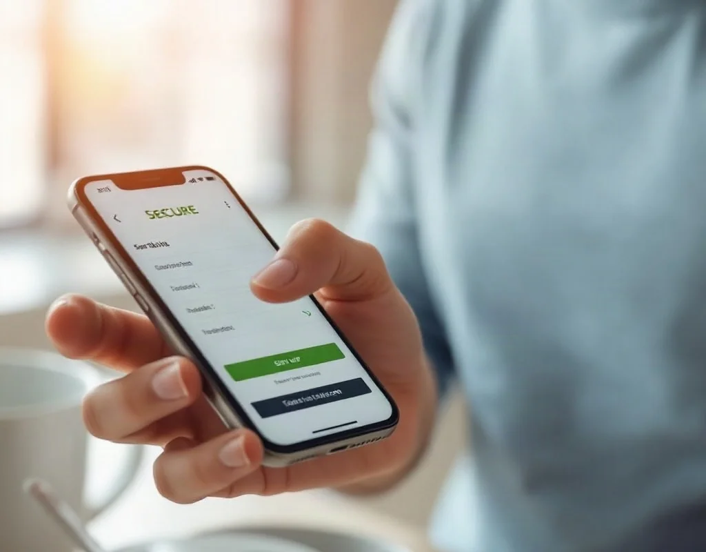 User registration on PK68 mobile app with phone