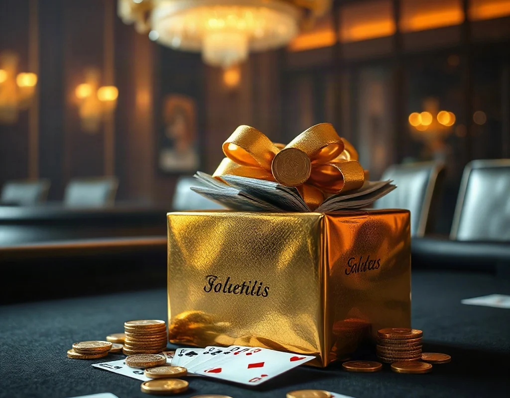 PK68 welcome bonus offer with cash and gift box