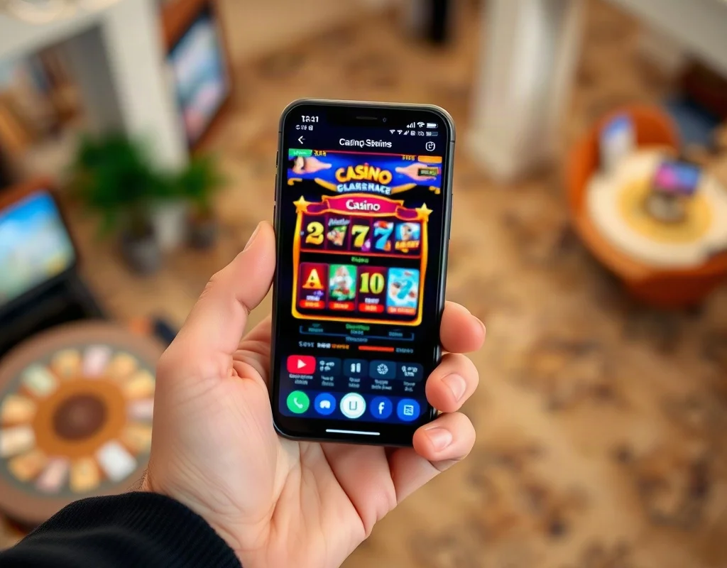 Haath mein smartphone par casino game – PK68 app ka jaiza
