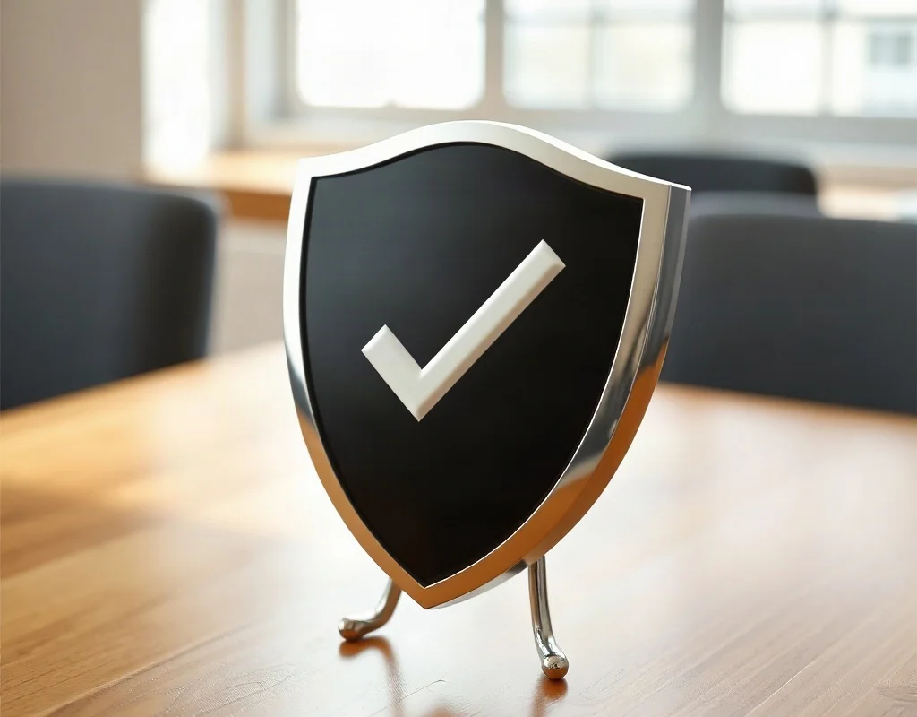 Responsible gaming shield ka icon with checkmark