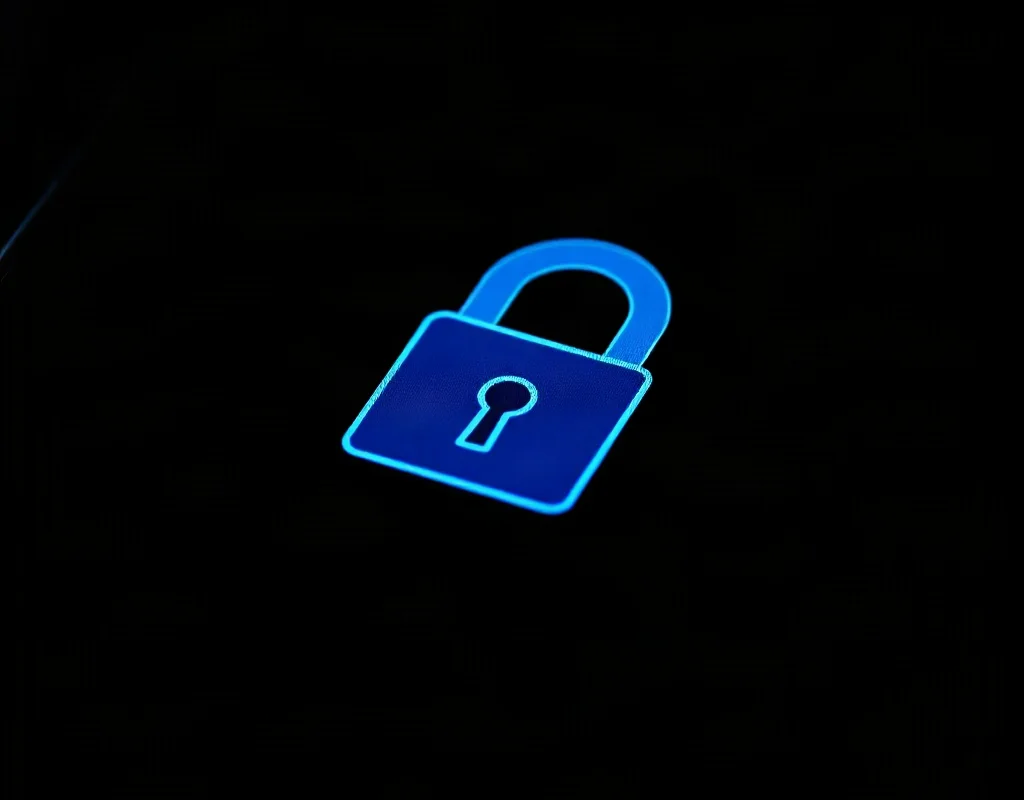 PK68 security: smartphone with padlock icon