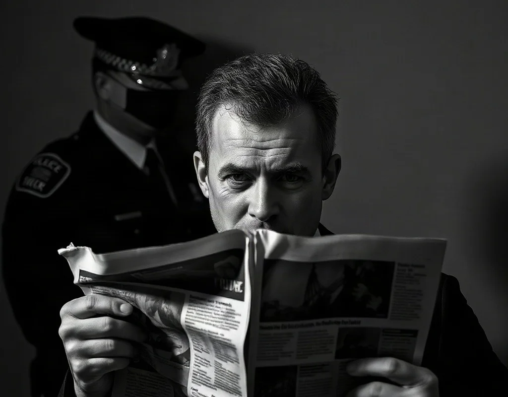 Man hiding from police after betting, representing penalties